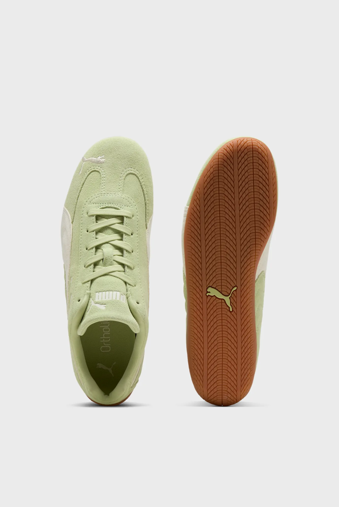 Зеленые замшевые кроссовки Speedcat OG Unisex 5