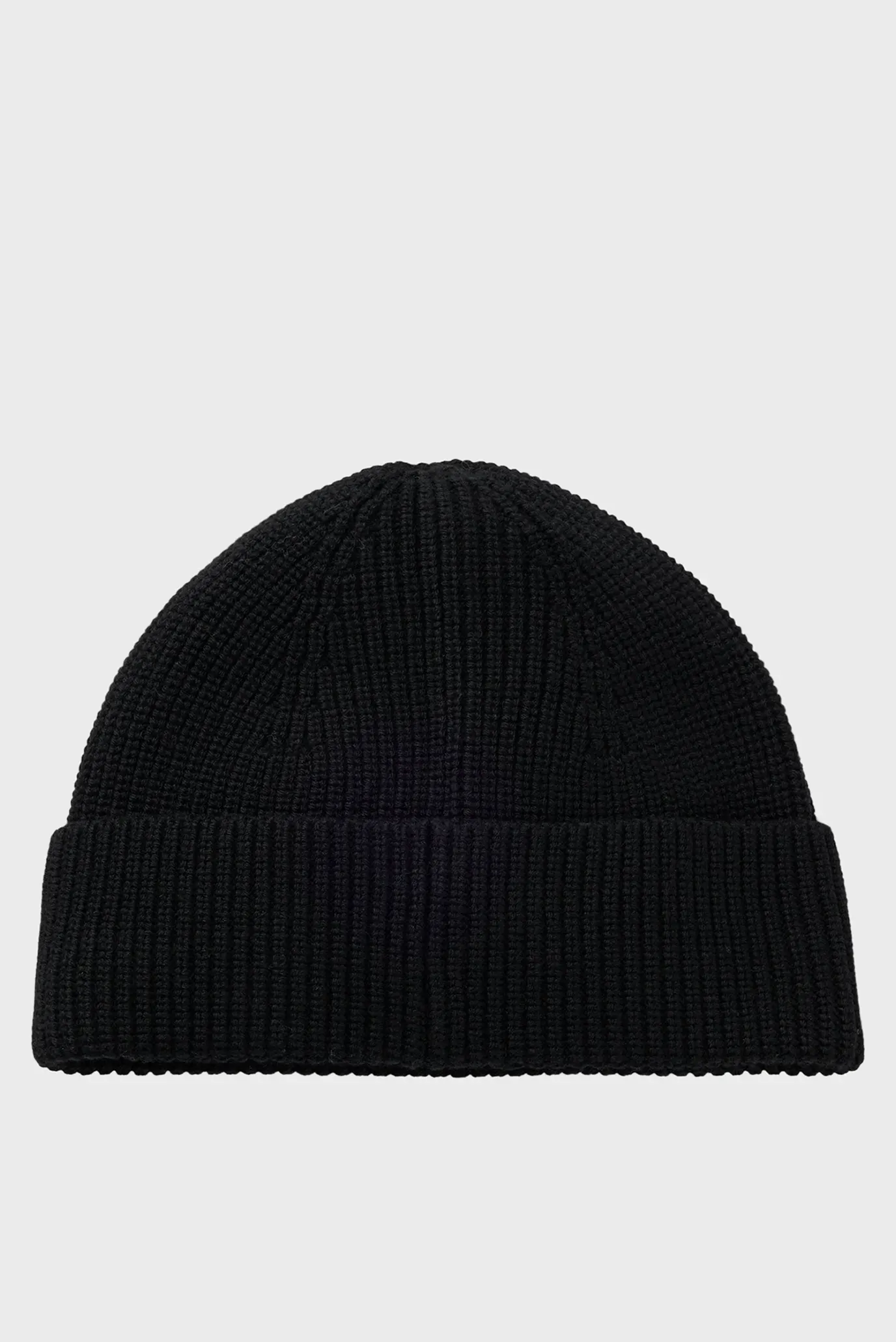 Жіноча чорна вовняна шапка 2