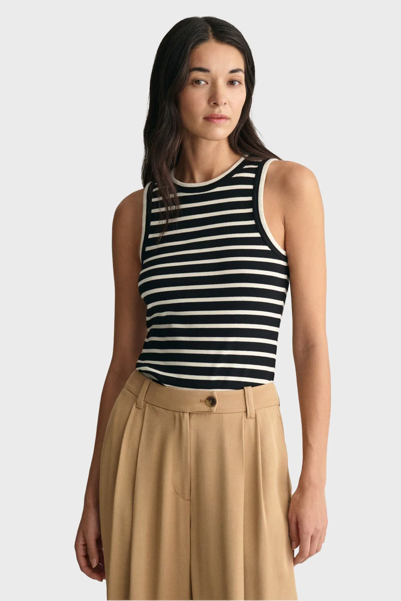 Женская майка в полоску STRIPED Разноцветный L Gant 4200853