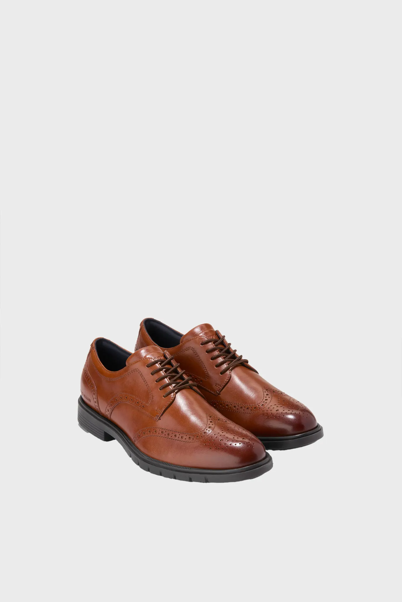 Чоловічі коричневі шкіряні броги GrandFlex Dress Wingtip Oxford 2