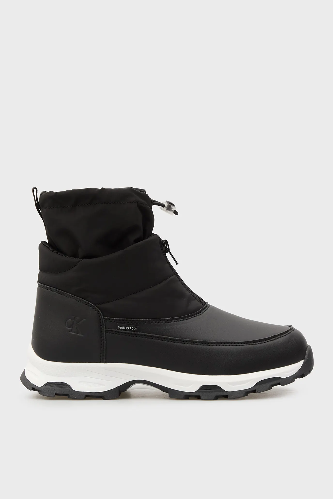 Детские черные дутики SNOW 1