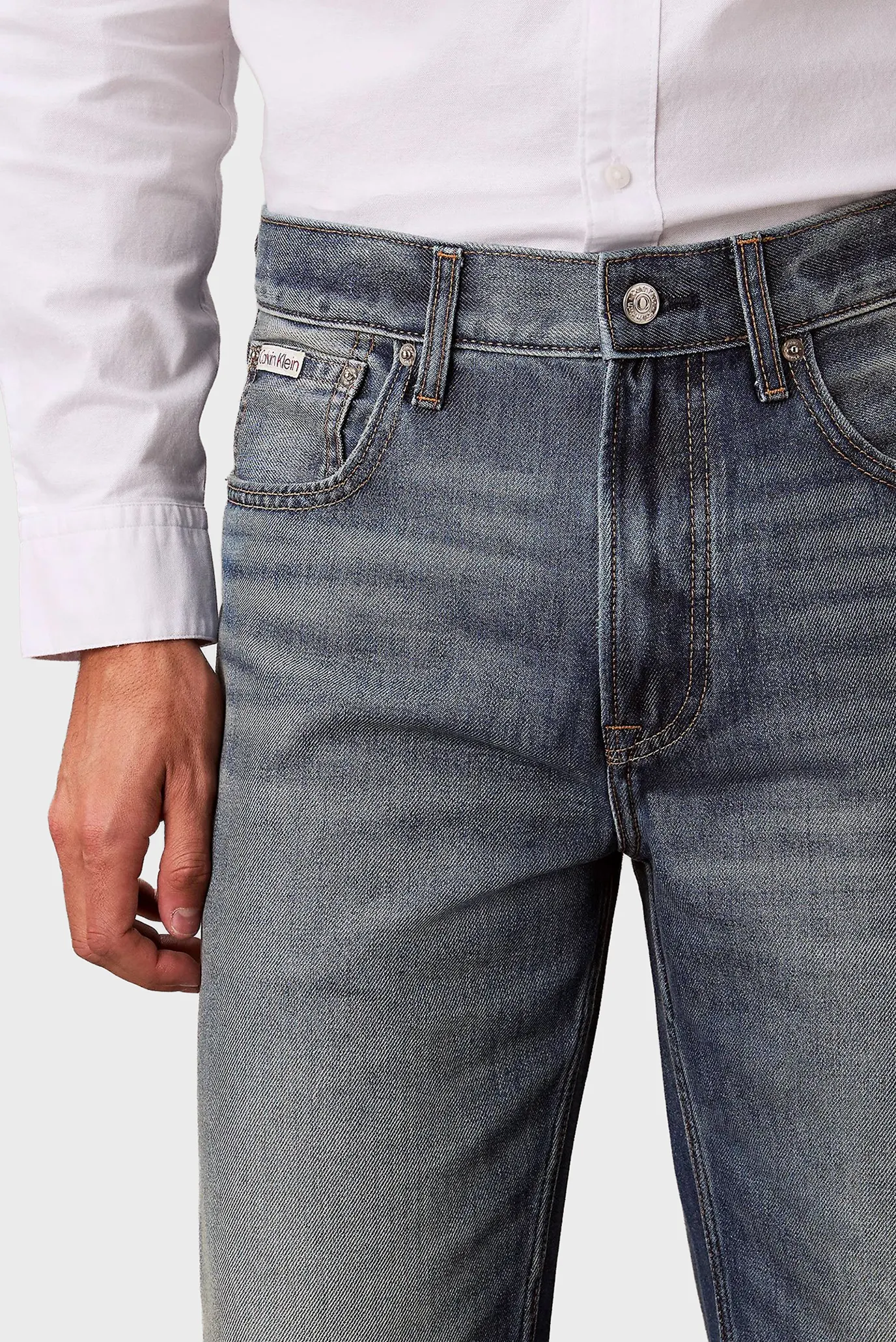 Мужские синие джинсы SCALLOP 4