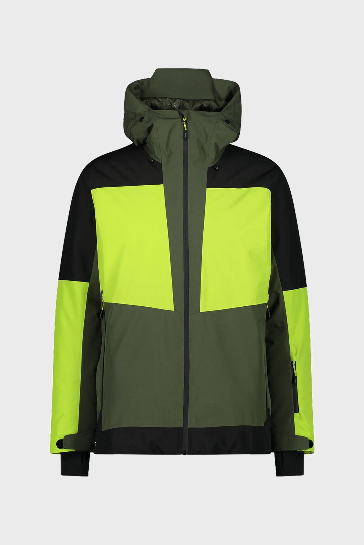 Мужская зеленая лыжная куртка 1