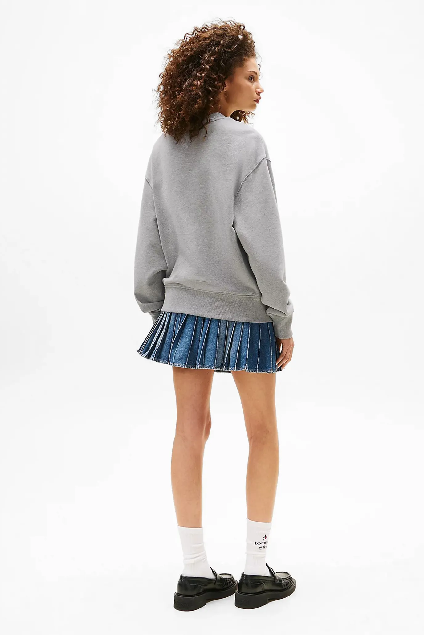 Женский серый свитшот TOMMY GIRL 3