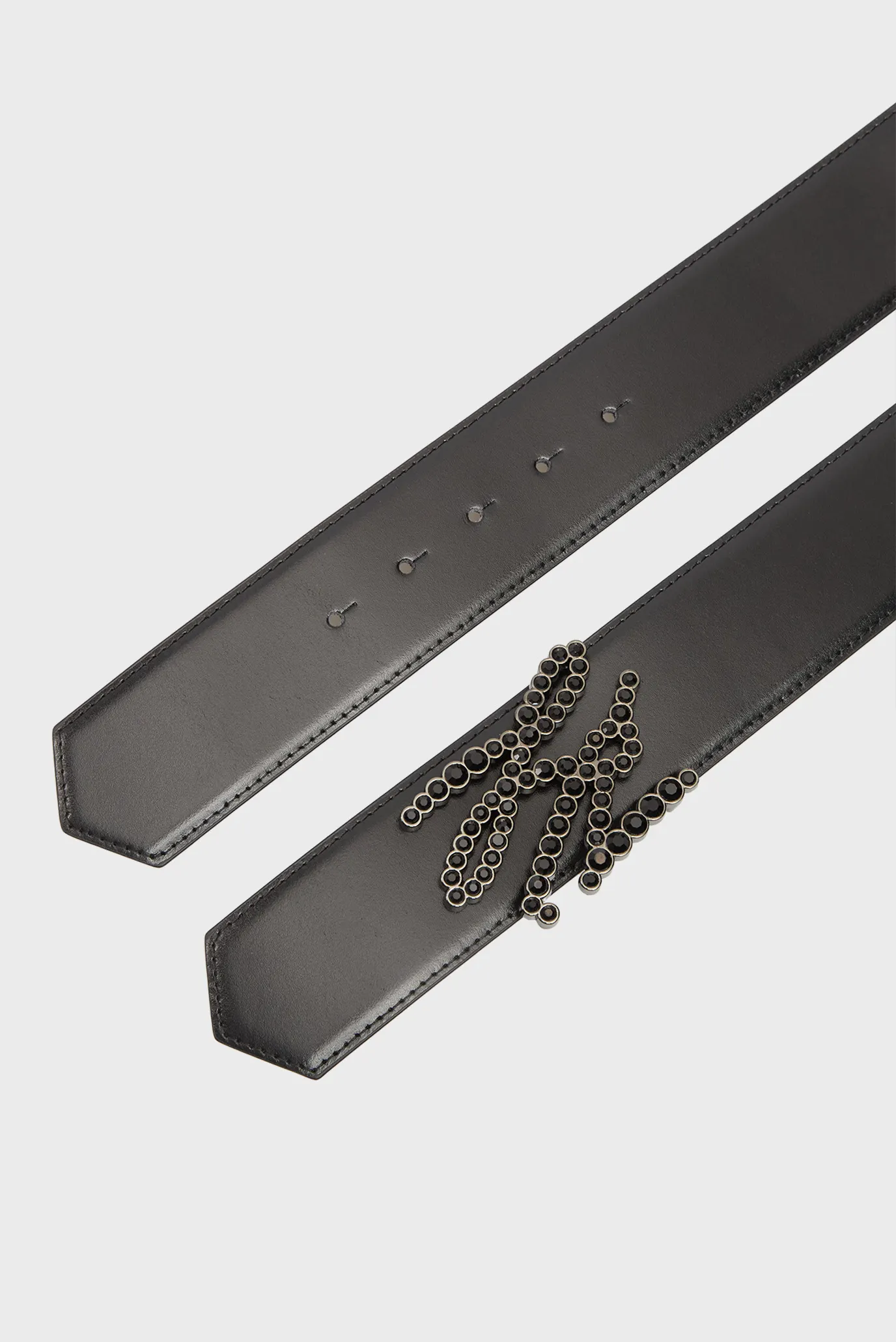 Жіночий чорний шкіряний ремінь autograph rhns 3