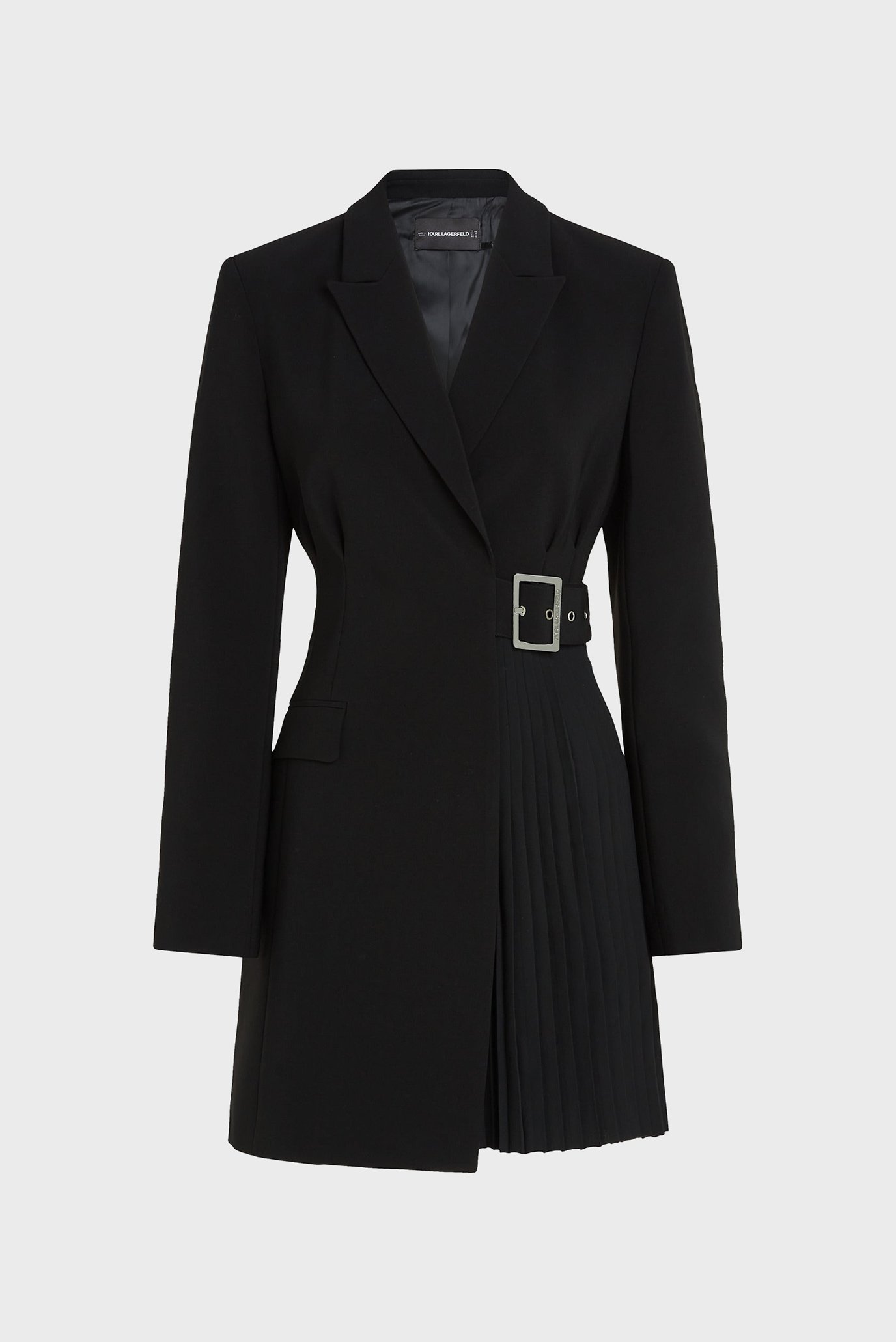 Женское черное платье tailored pleated blazer Черный 38 Karl Lagerfeld A4W13023 Женское черное платье tailored pleated blazer Черный 38 Karl Lagerfeld A4W13023