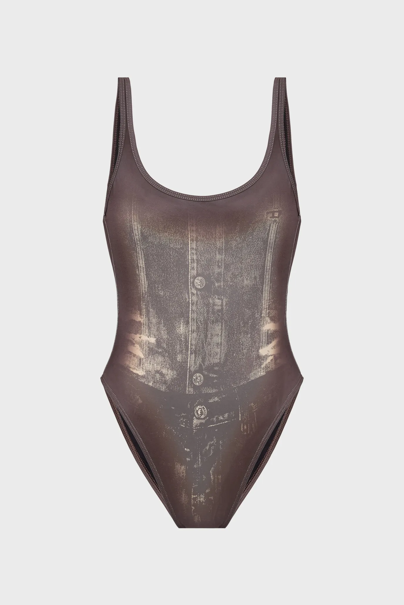 Жіночий коричневий купальник MARILYN-DNM 5