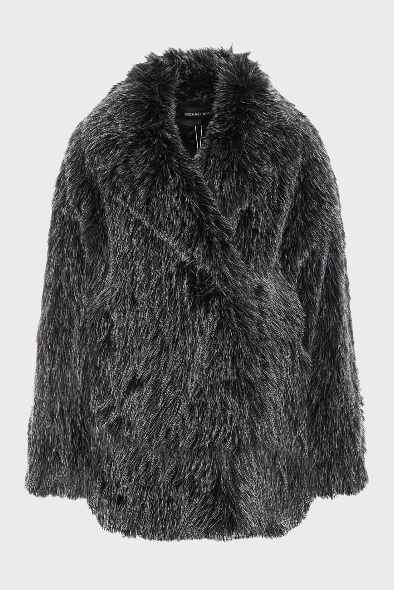 Темно-серая шуба UNISEX FAUX FUR PEACOAT (унисекс) 1