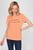 Женская оранжевая футболка