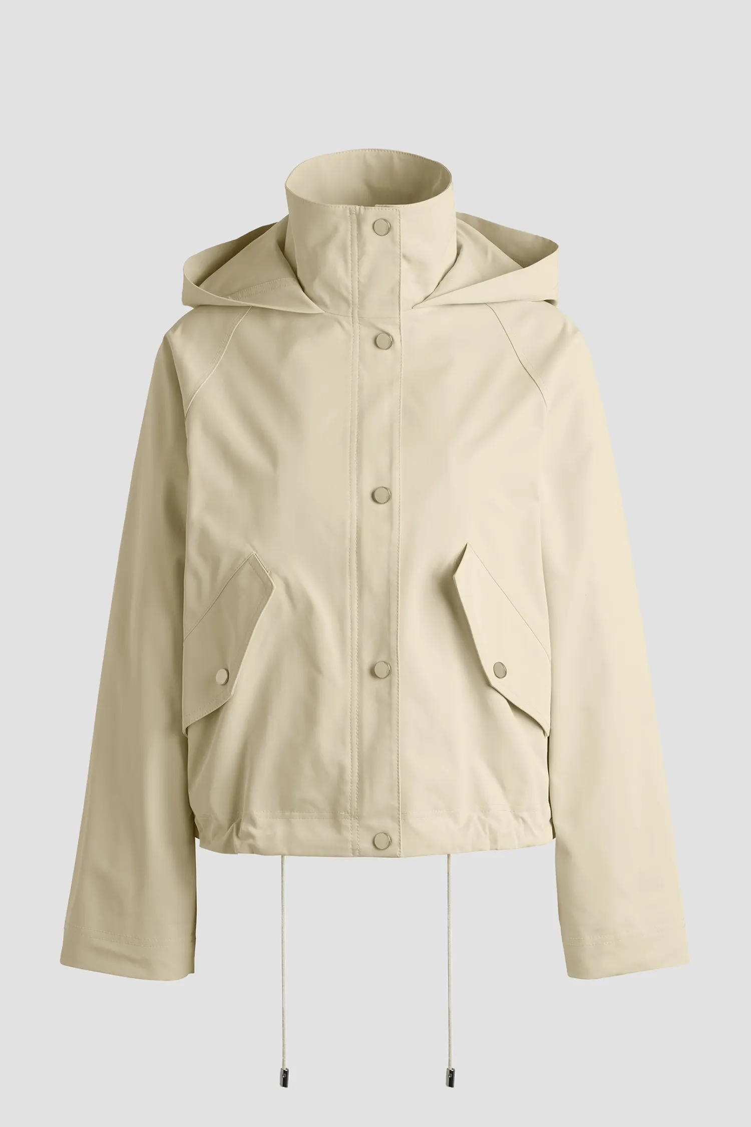 Женская бежевая ветровка 6