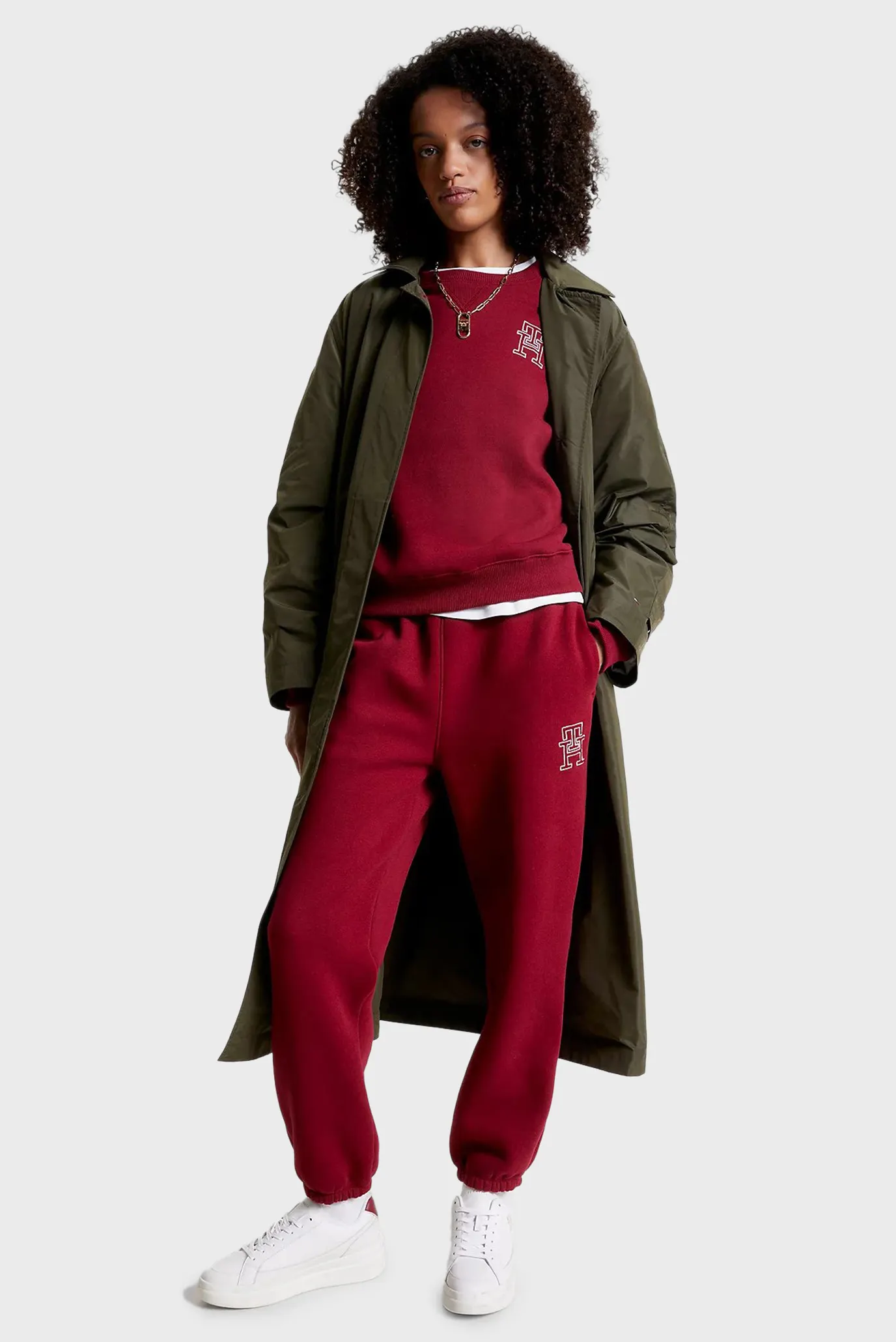 Жіночі червоні спортивні штани IMD MDRN REG 2