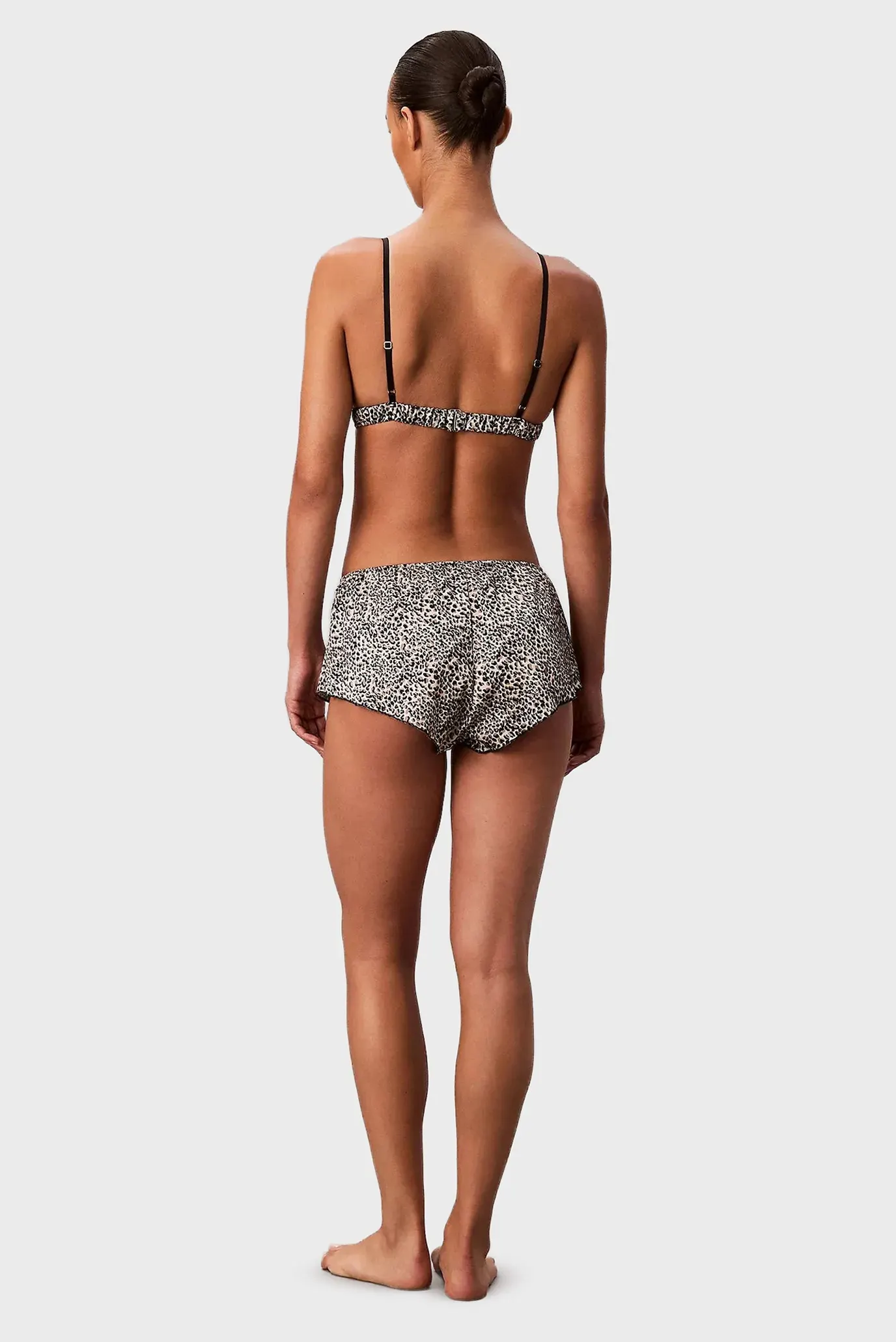 Женский бежевый бюстгальтер с узором UNLINED TRIANGLE 3