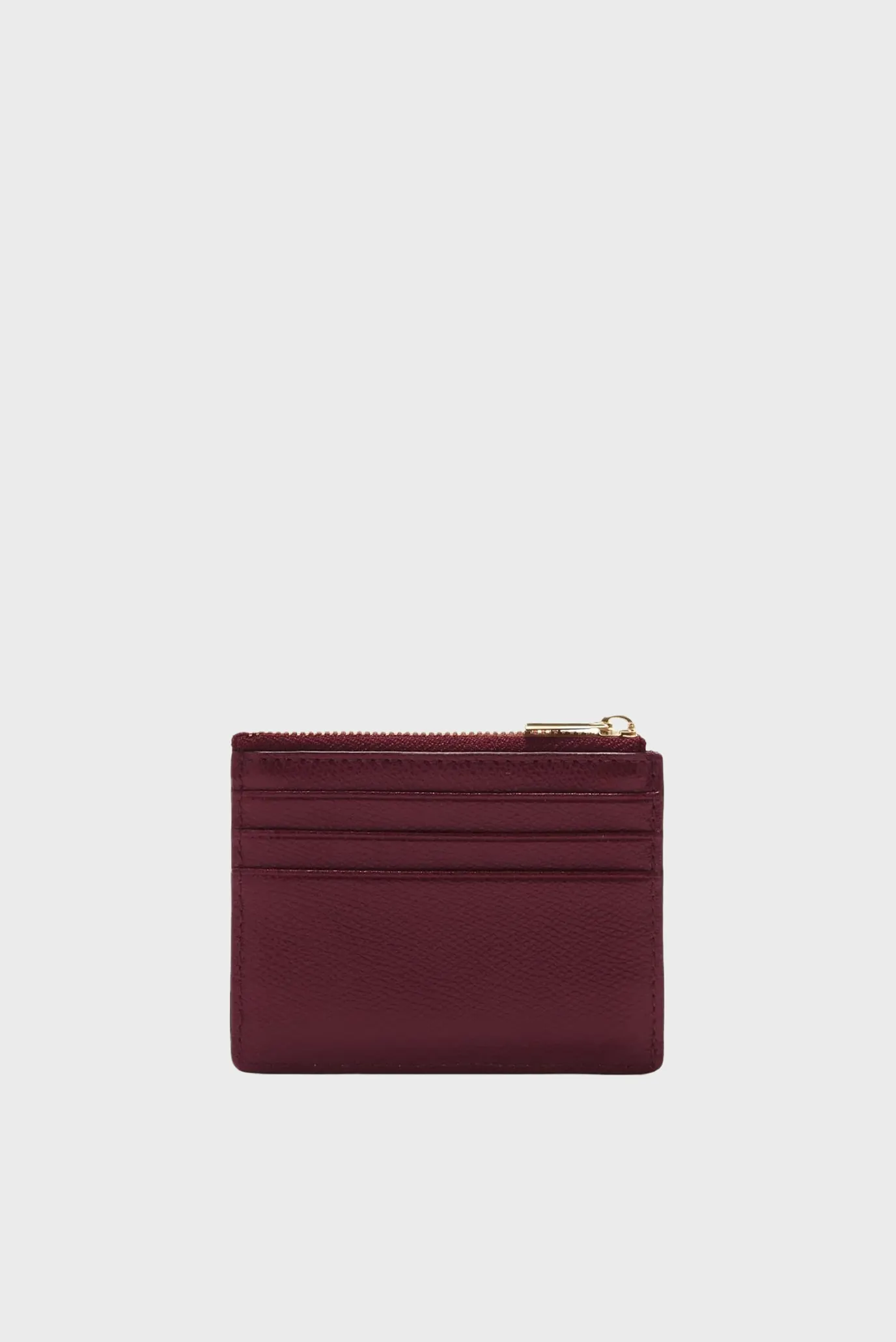 Женский бордовый кожаный кардхолдер 3