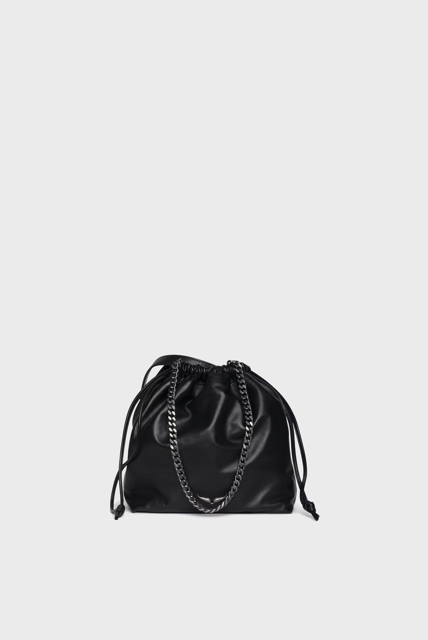 Женская черная кожаная сумка Rock Today Черный ONESIZE ZADIG&VOLTAIRE LWBA04016_BLACK Женская черная кожаная сумка Rock Today Черный ONESIZE ZADIG&VOLTAIRE LWBA04016_BLACK
