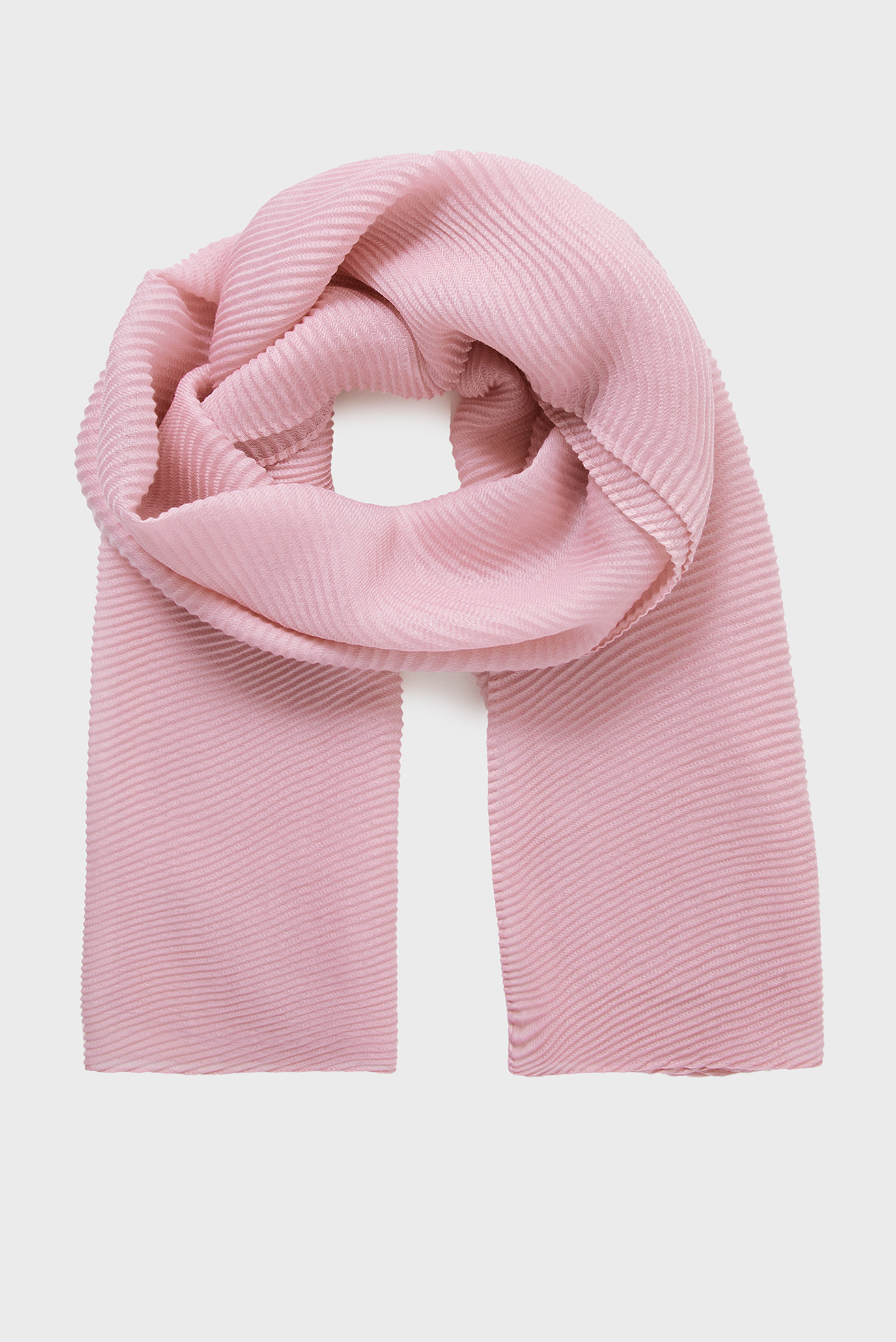 Жіночий рожевий шарф Lightweight Pleat sc 1