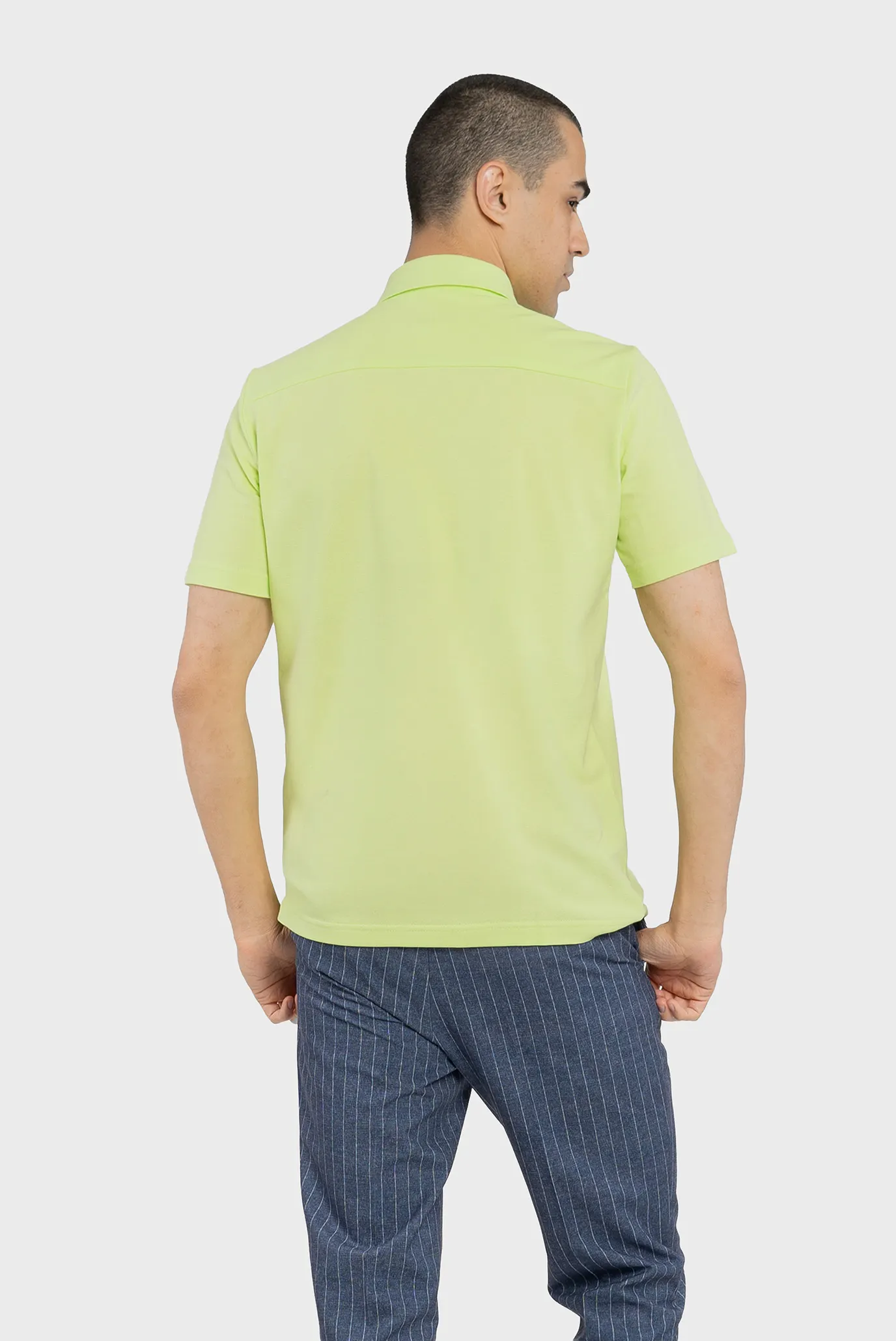 Чоловіче салатове поло 3