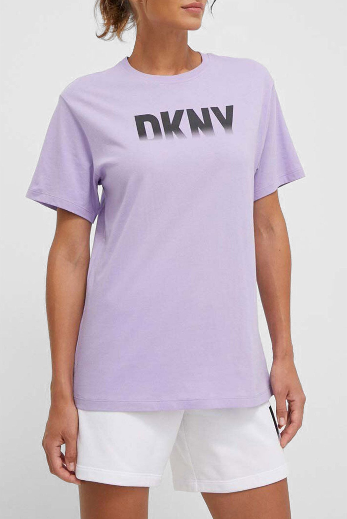 Женская сиреневая футболка Сиреневый S DKNY DP3T9626 Женская сиреневая футболка Сиреневый S DKNY DP3T9626