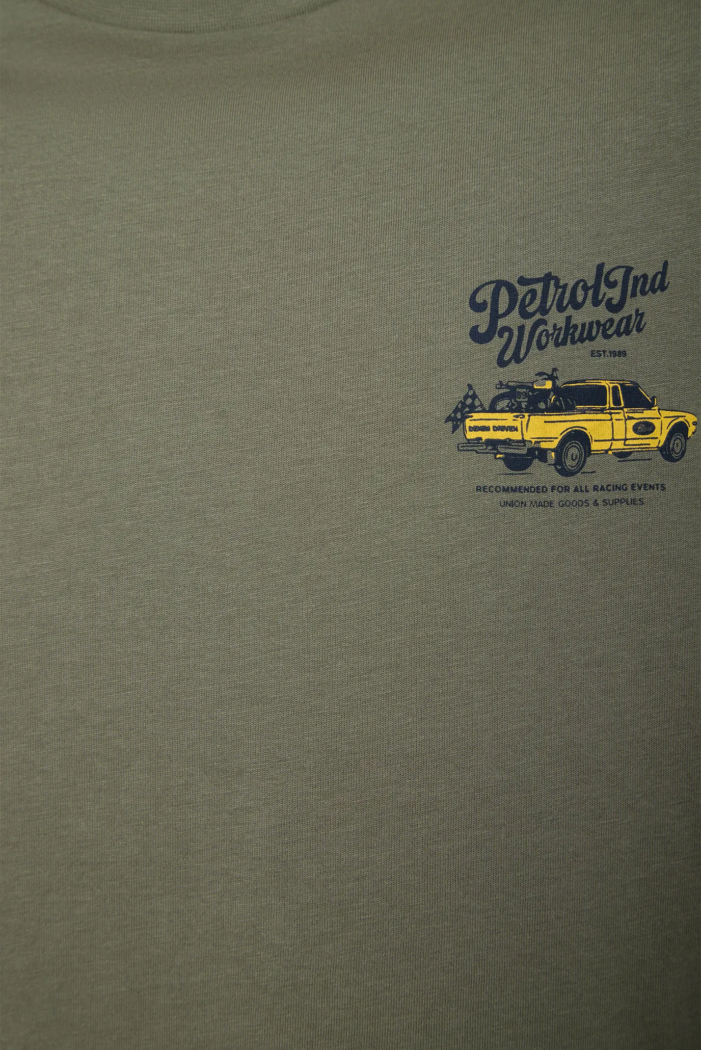 Мужская оливковая футболка Classic 3