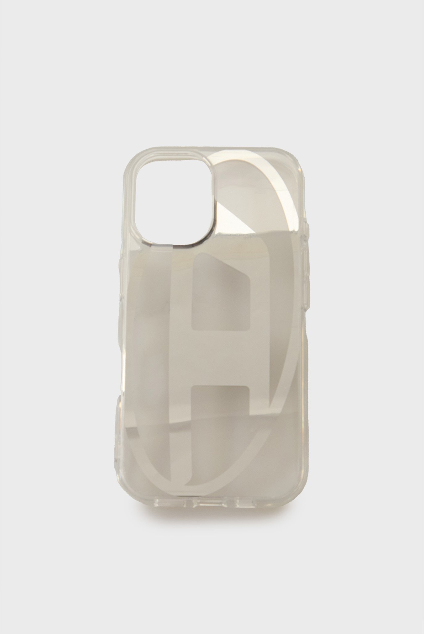 Серебристый чехол для телефона for iPhone 16 Oval D Mirror Серебряный ONESIZE Diesel 60139 Серебристый чехол для телефона for iPhone 16 Oval D Mirror Серебряный ONESIZE Diesel 60139
