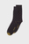 Чоловічі чорні шкарпетки в горошок