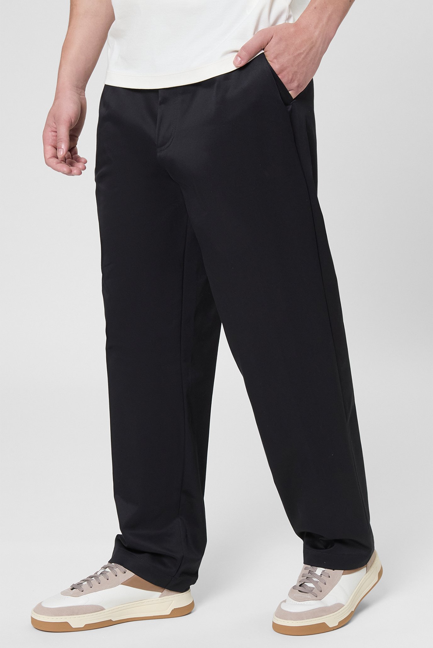 Мужские черные брюки Черный 32 BOSS 50546924;001