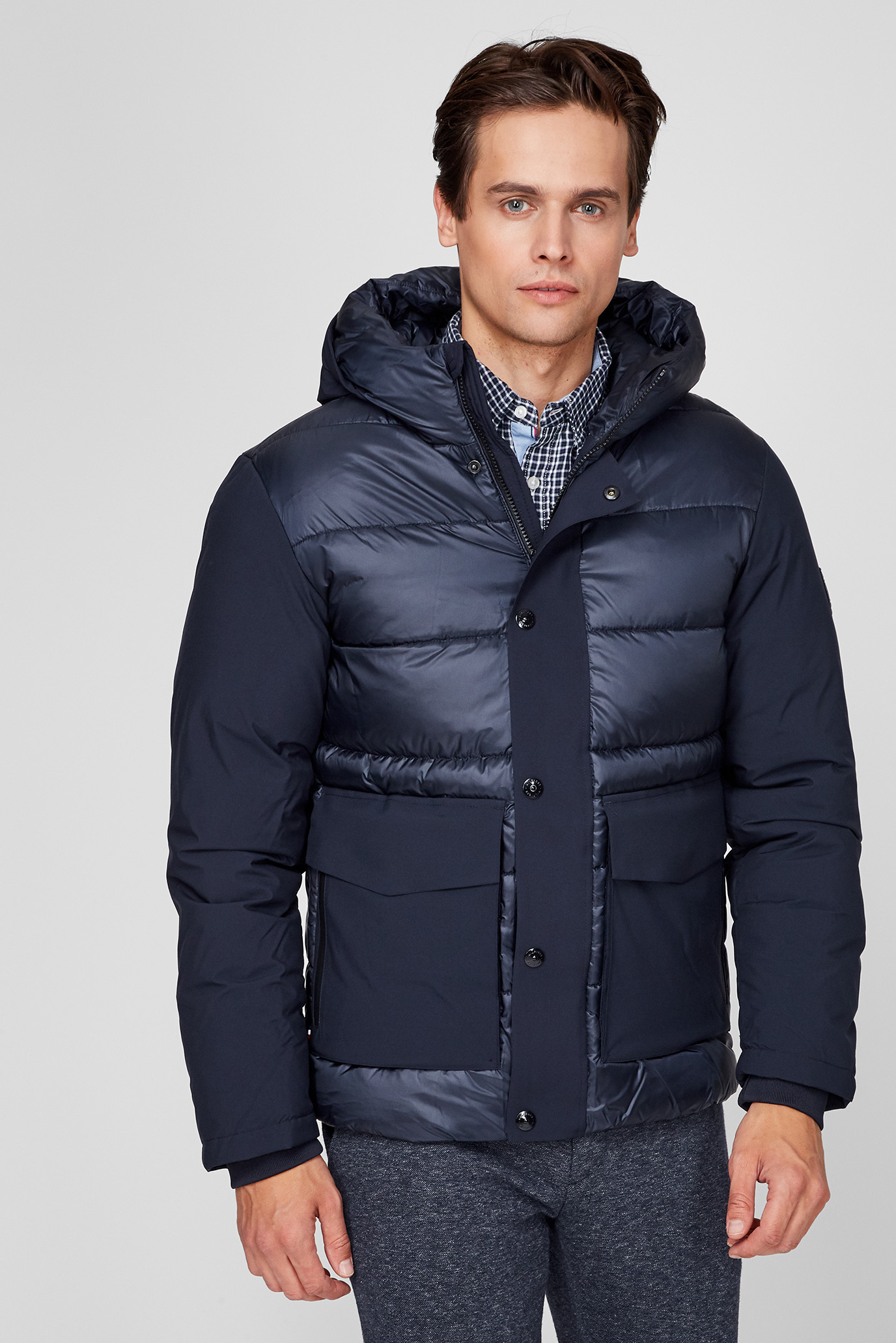 Мужская темно-синяя куртка Tommy Hilfiger MW0MW19623 — MD-Fashion