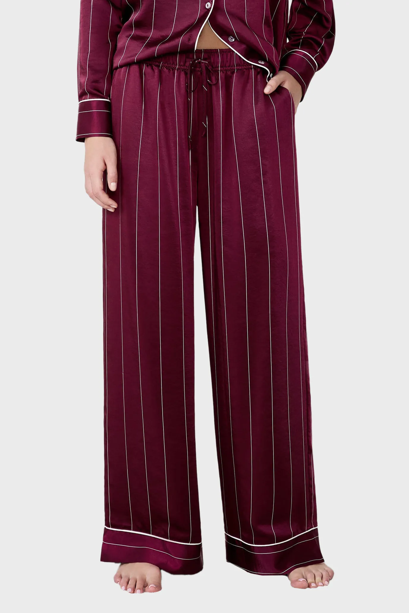 Женские бордовые брюки DAYANA 1