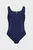 Жіночий темно-синій купальник ISA SWIMSUIT SQUARED BACK