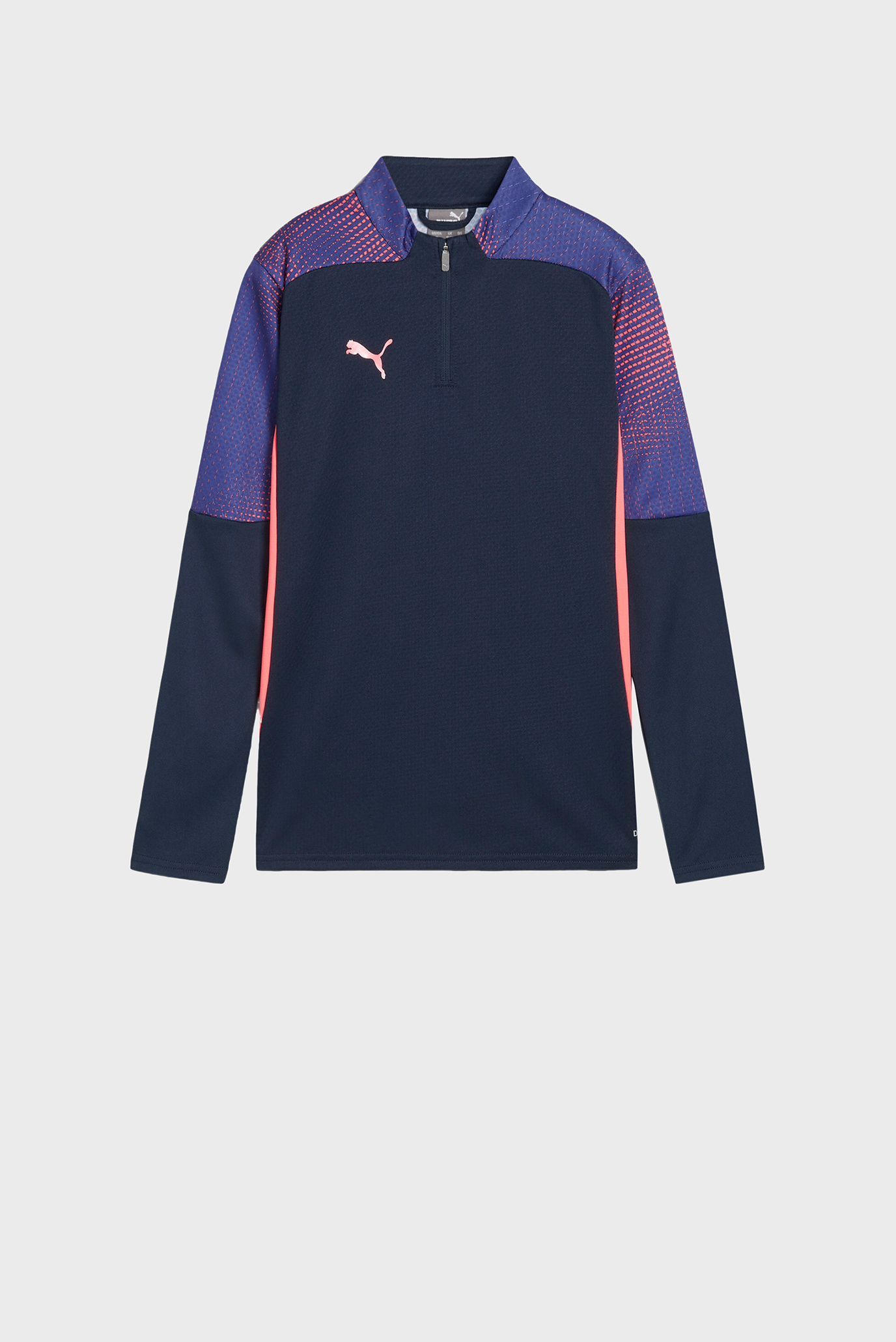 Детский темно-синий лонгслив IindividualFINAL Quarter-Zip Top Youth 1