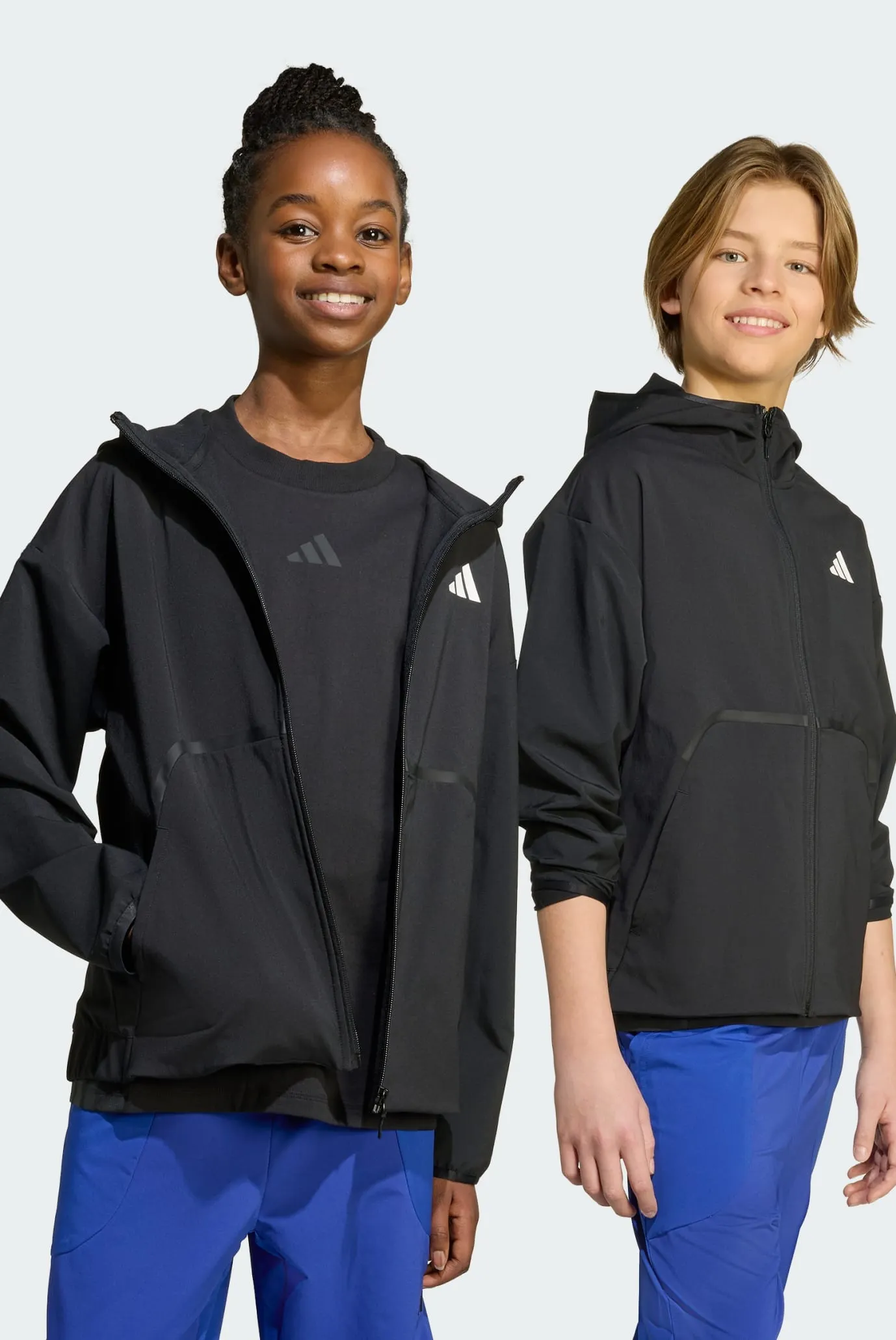 Детское черное худи City Tech Winterized Fullzip Kids 1