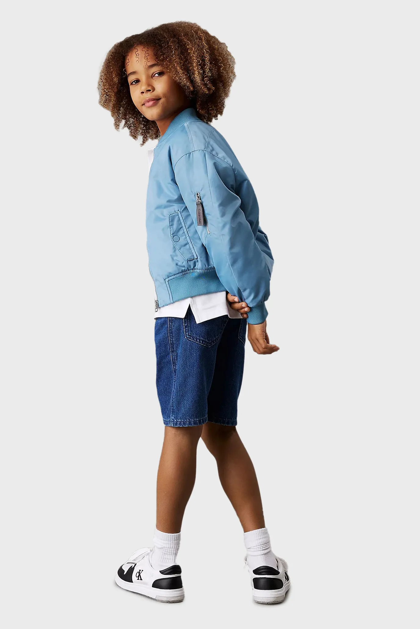 Детские темно-синие джинсовые шорты VIBRANT BLUE RLXD DENIM SHORTS 3