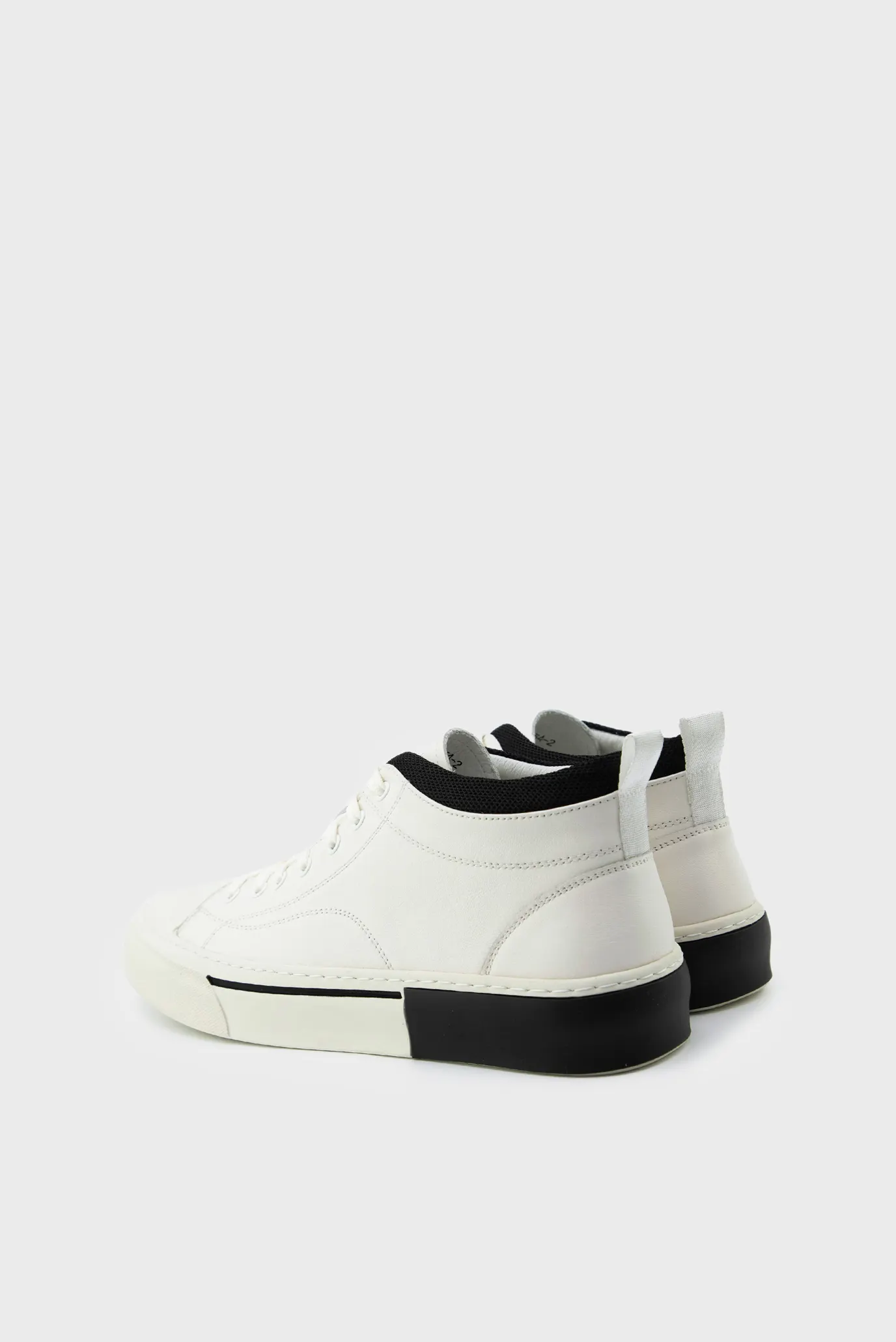 Чоловічі білі шкіряні хайтопи 5