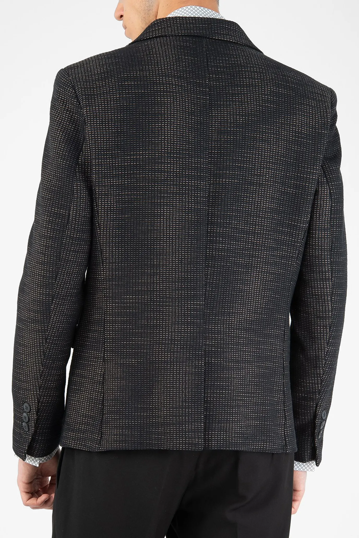 Чоловічий чорний піджак 3