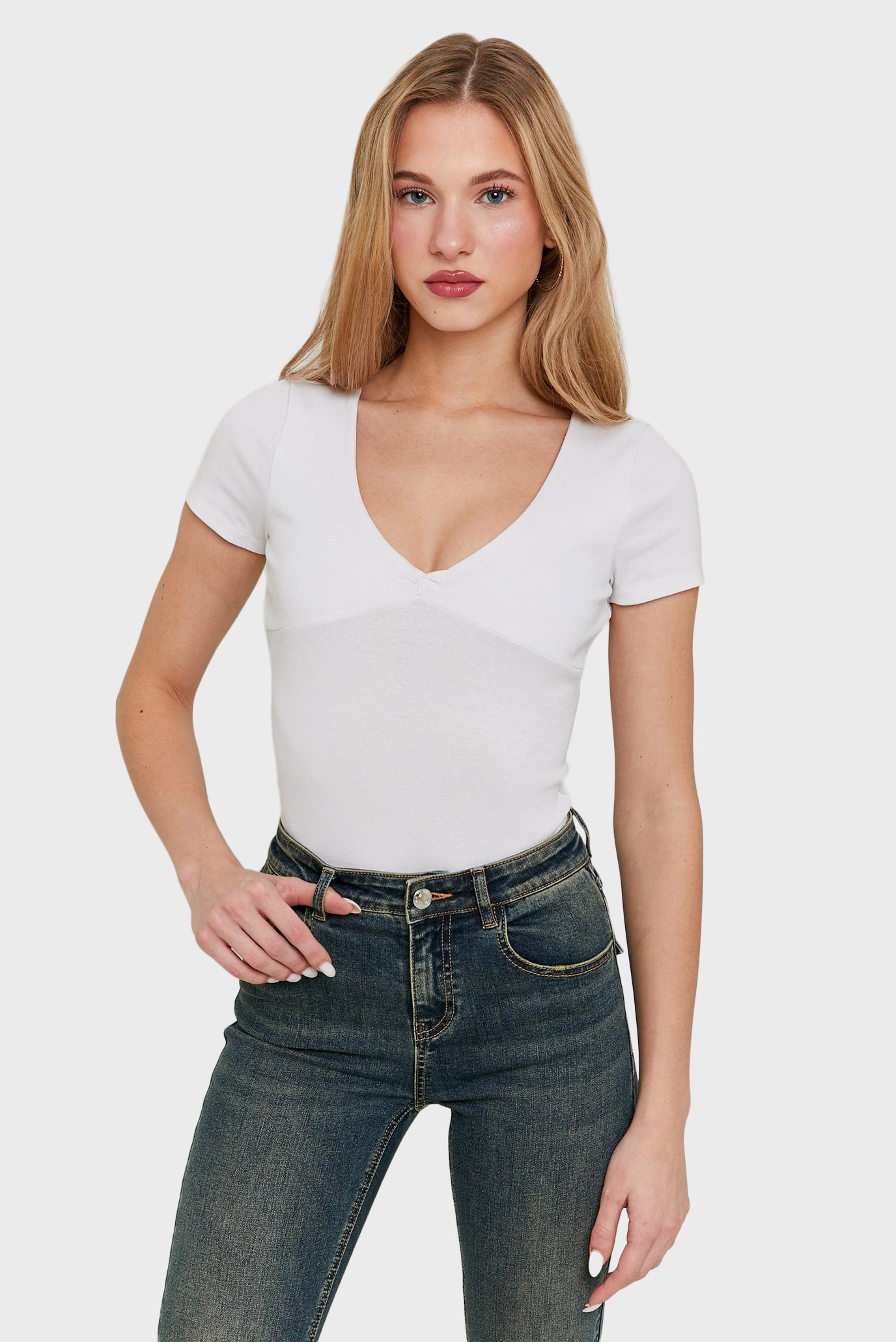 Женская белая футболка Белый XS Tally Weijl STSCOKEVINT Женская белая футболка Белый XS Tally Weijl STSCOKEVINT