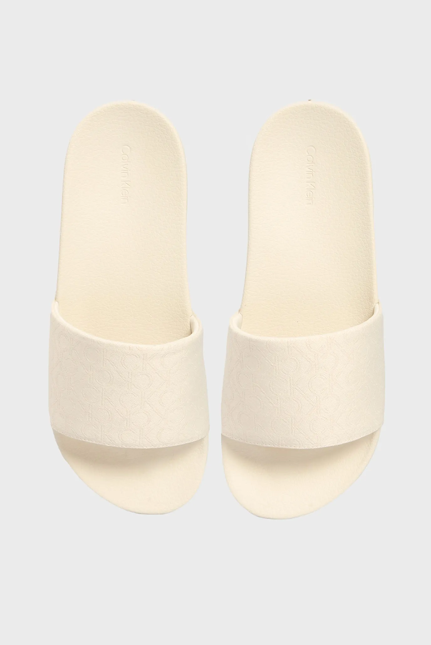 Женские белые слайдеры POOL SLIDE - JACQ 4