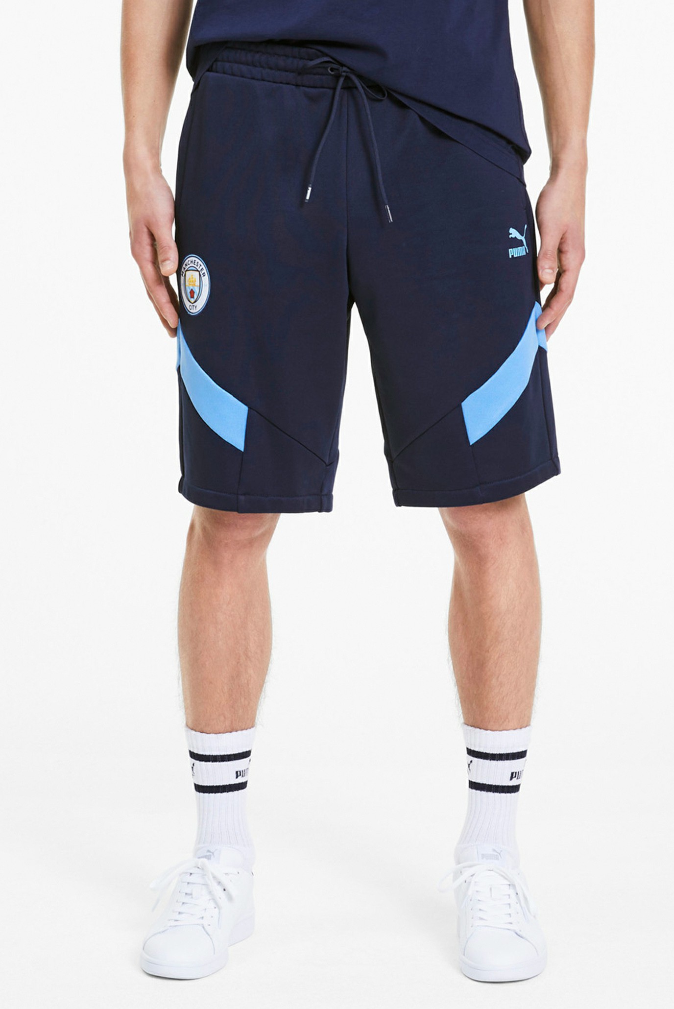 Man City Iconic MCS Men s Shorts PUMA 756668 MD Fashion