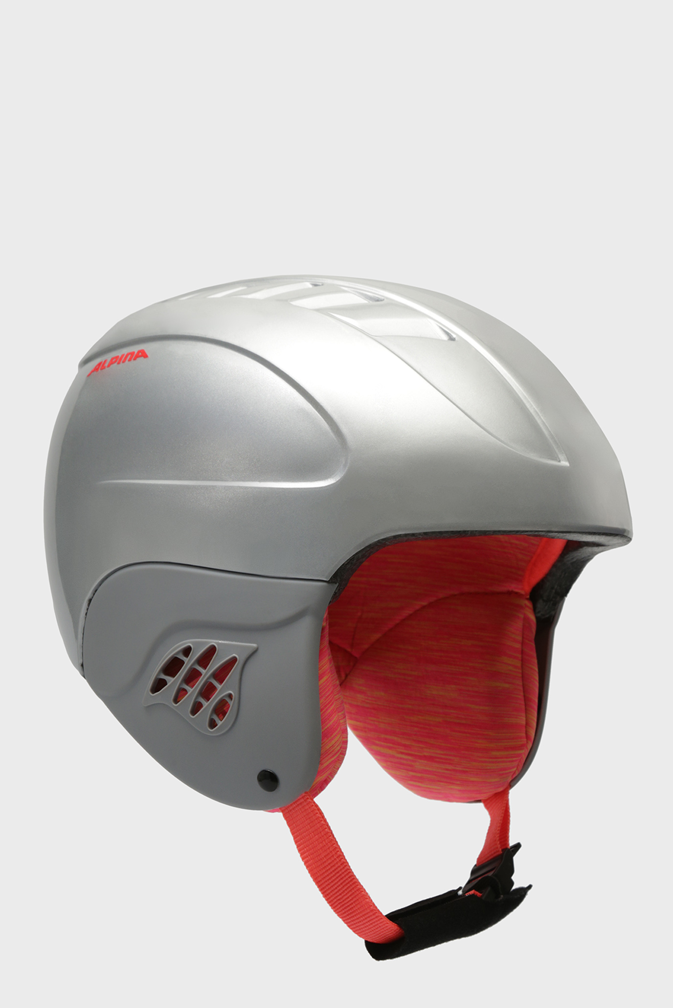 Серебристый горнолыжный шлем Carat 1