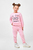 Детский розовый спортивный костюм (свитшот, брюки)