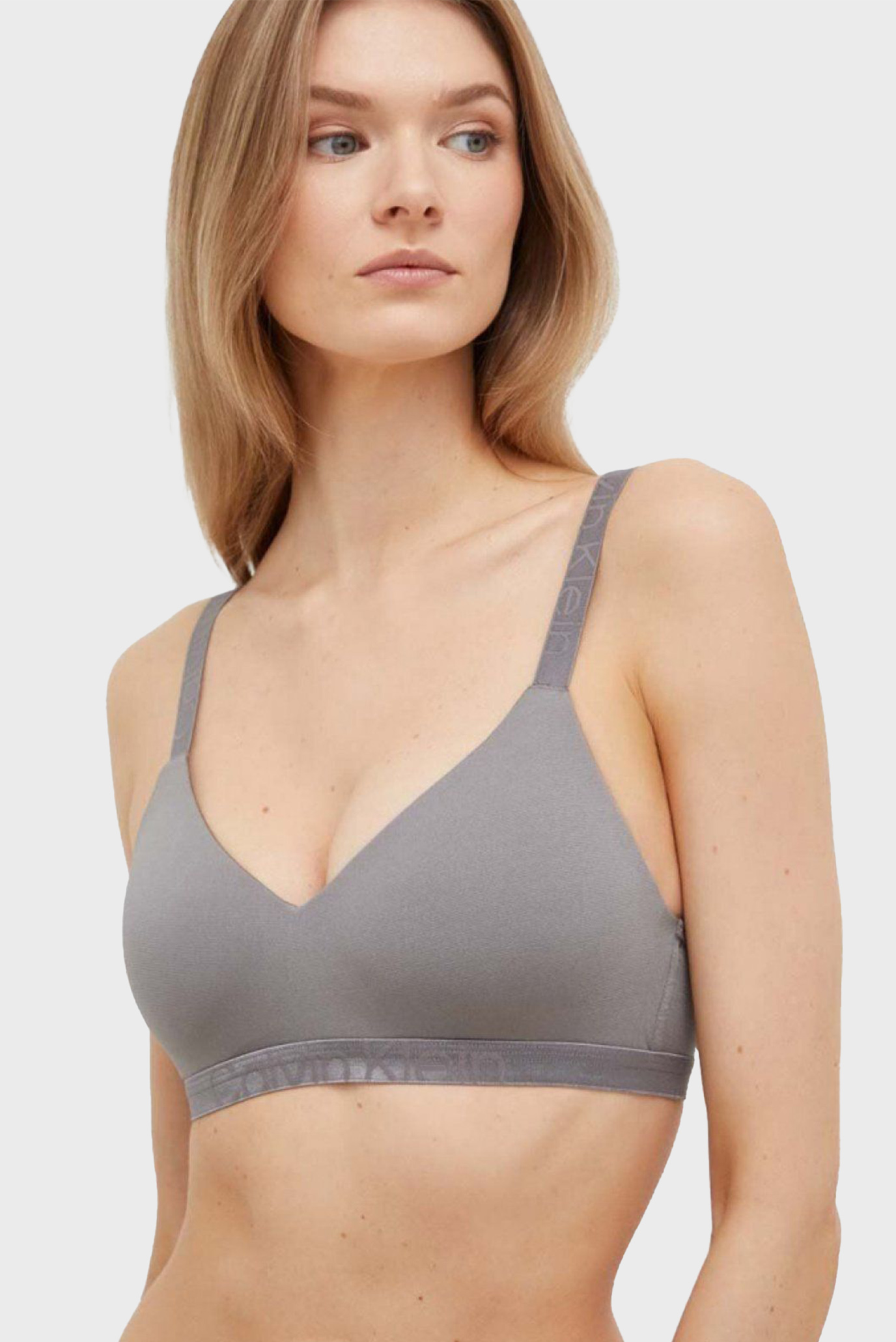 Женский серый бюстгальтер LGHTLY LINED BRALETTE 1