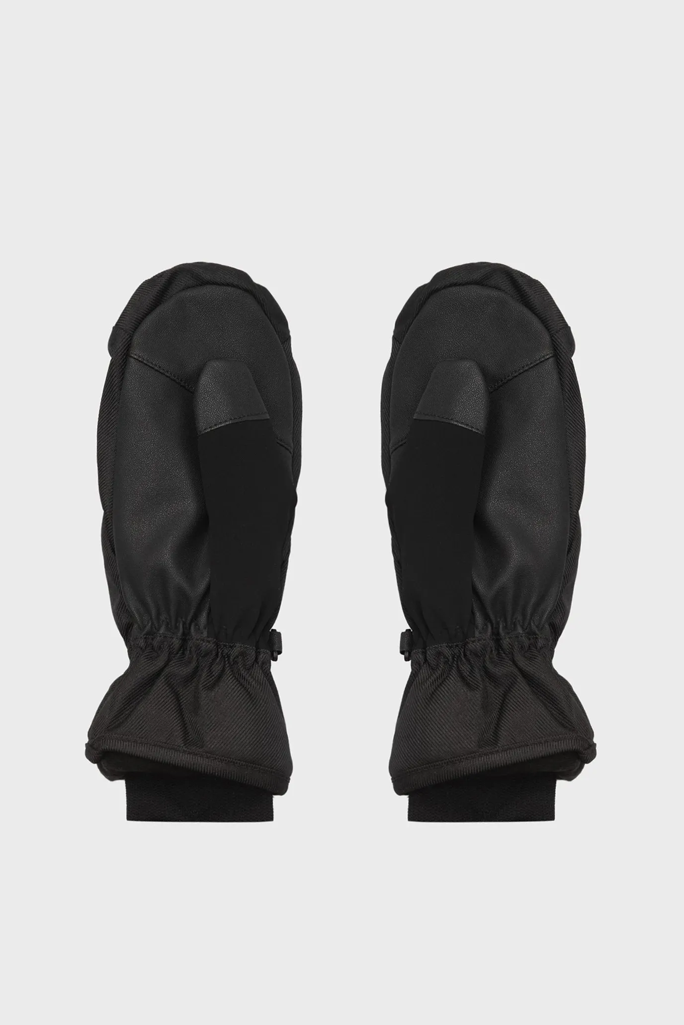 Детские черные рукавицы 3