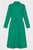 Женское зеленое платье MD BLOUSON LS MIDI SHIRT DRESS