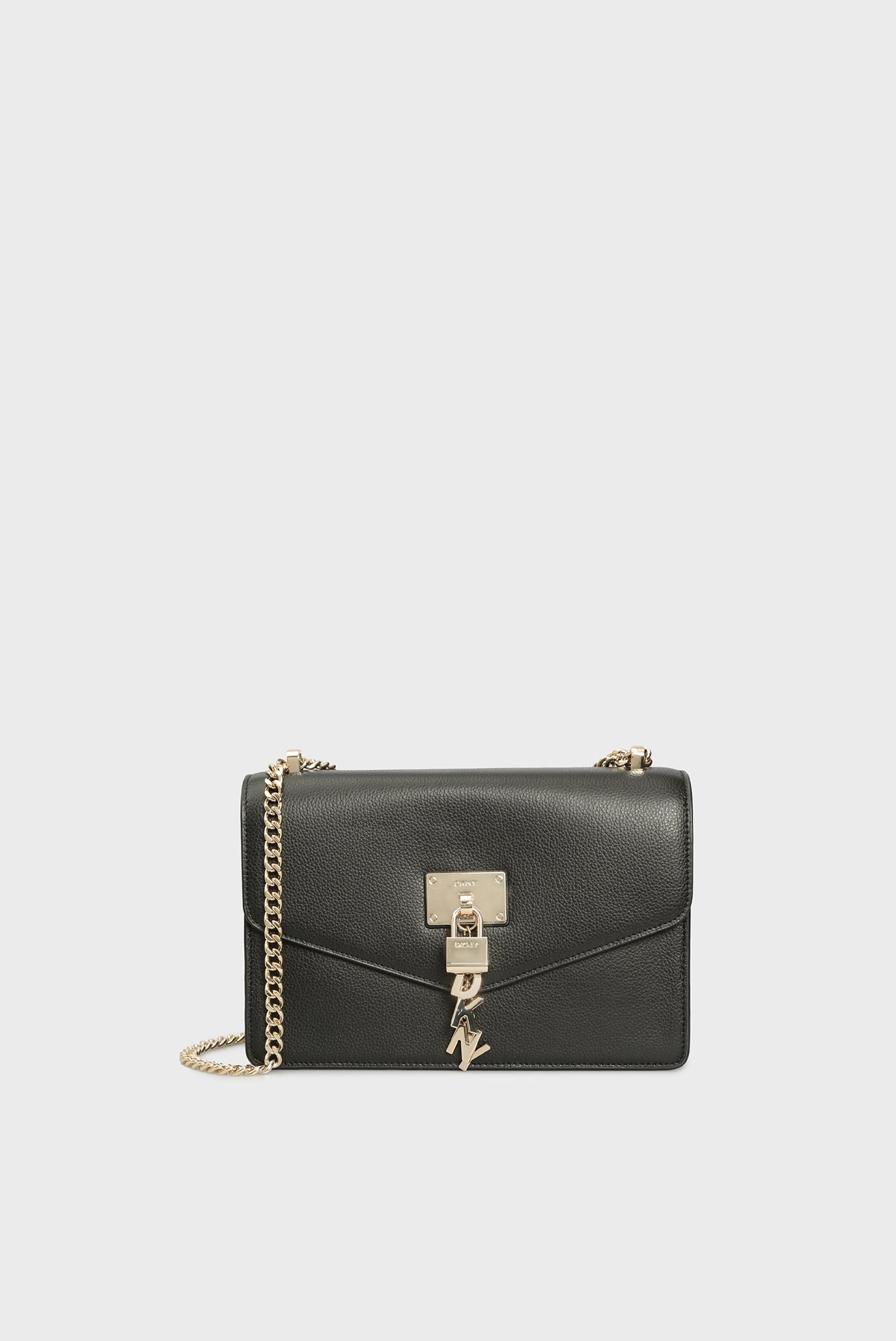 Женская черная кожаная сумка ELISSA-LG Черный ONESIZE DKNY R813H281 Женская черная кожаная сумка ELISSA-LG Черный ONESIZE DKNY R813H281