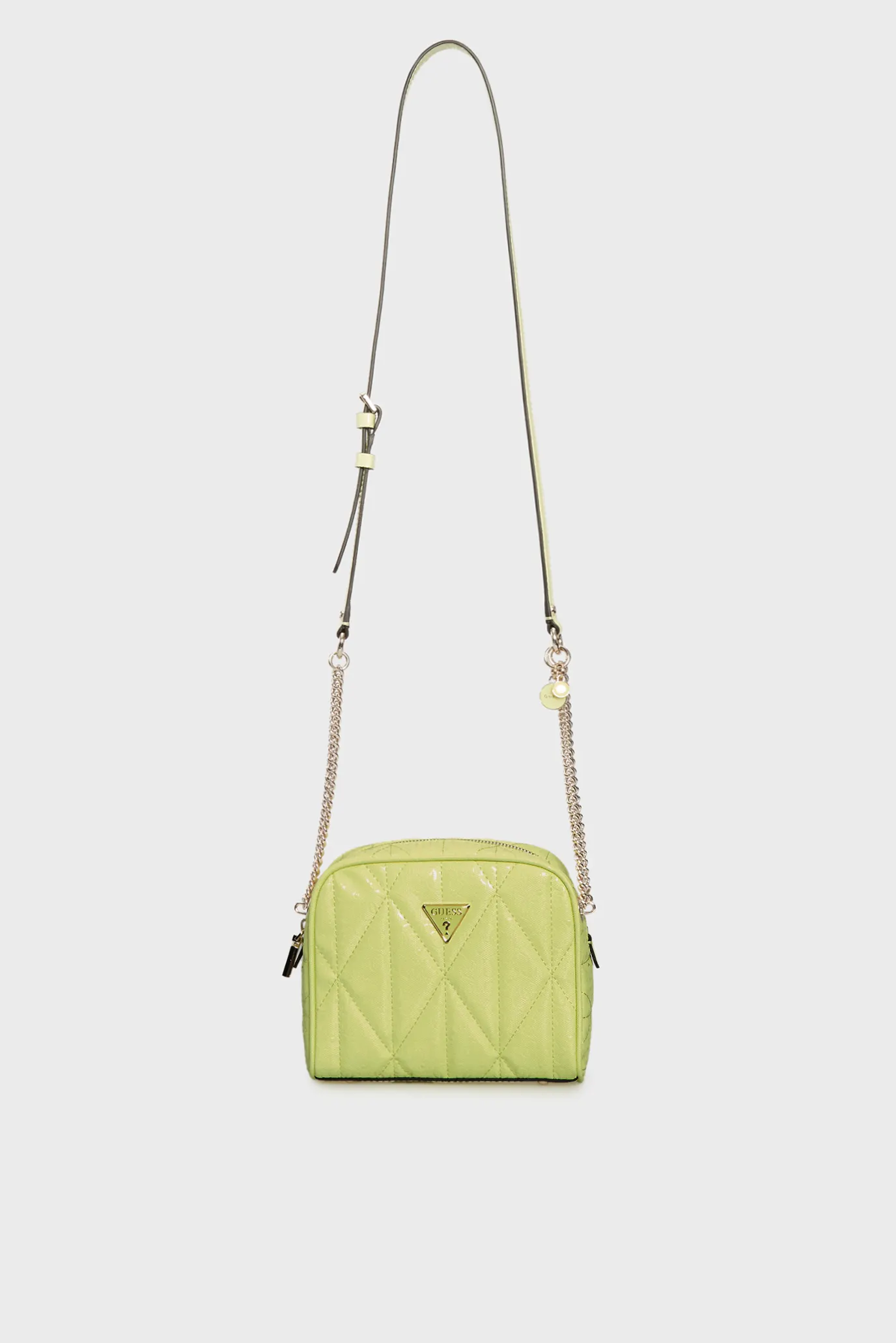 Женская салатовая сумка с узором ALDINA 5