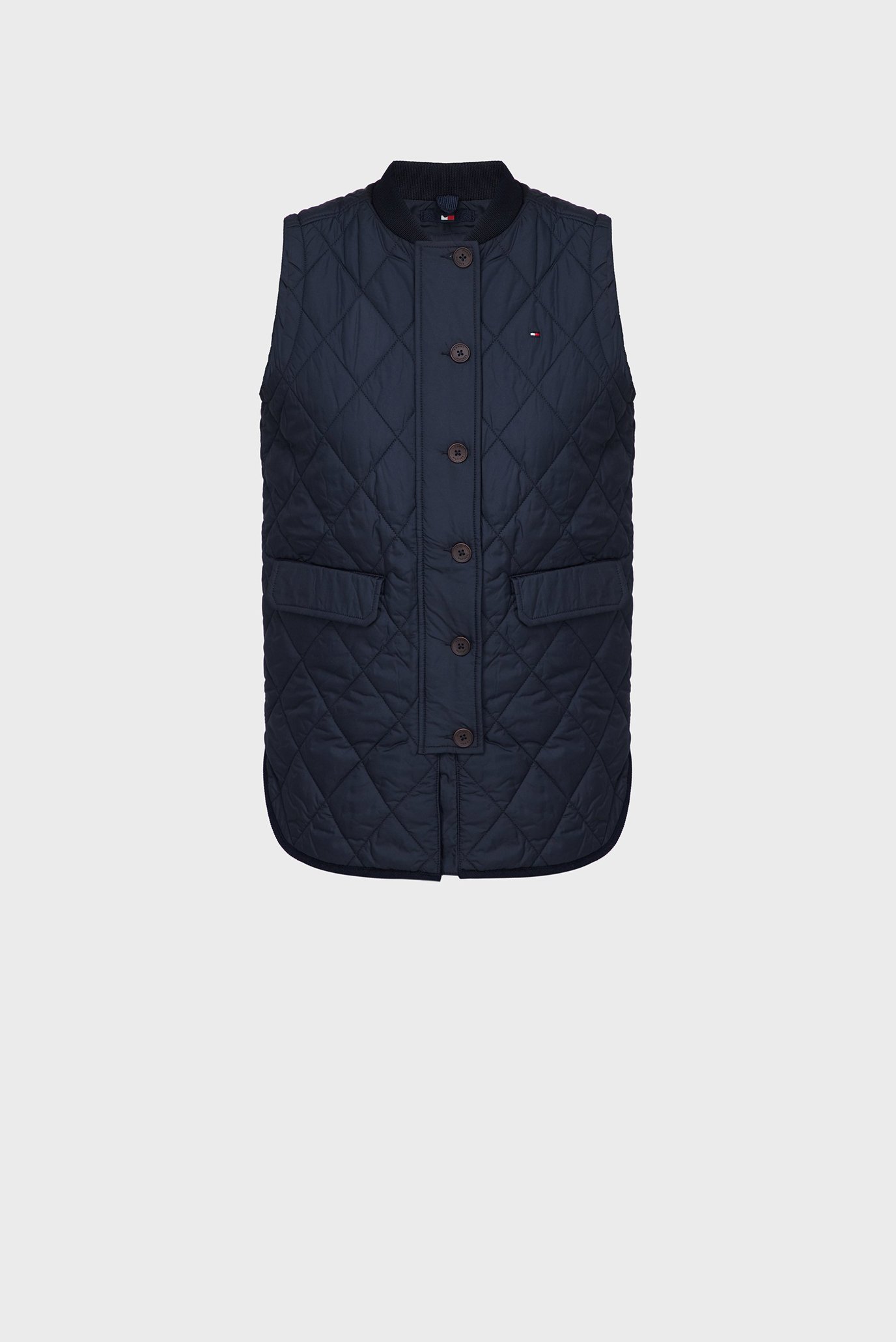 Дитячий темно-синій жилет QUILTED LONG VEST 1