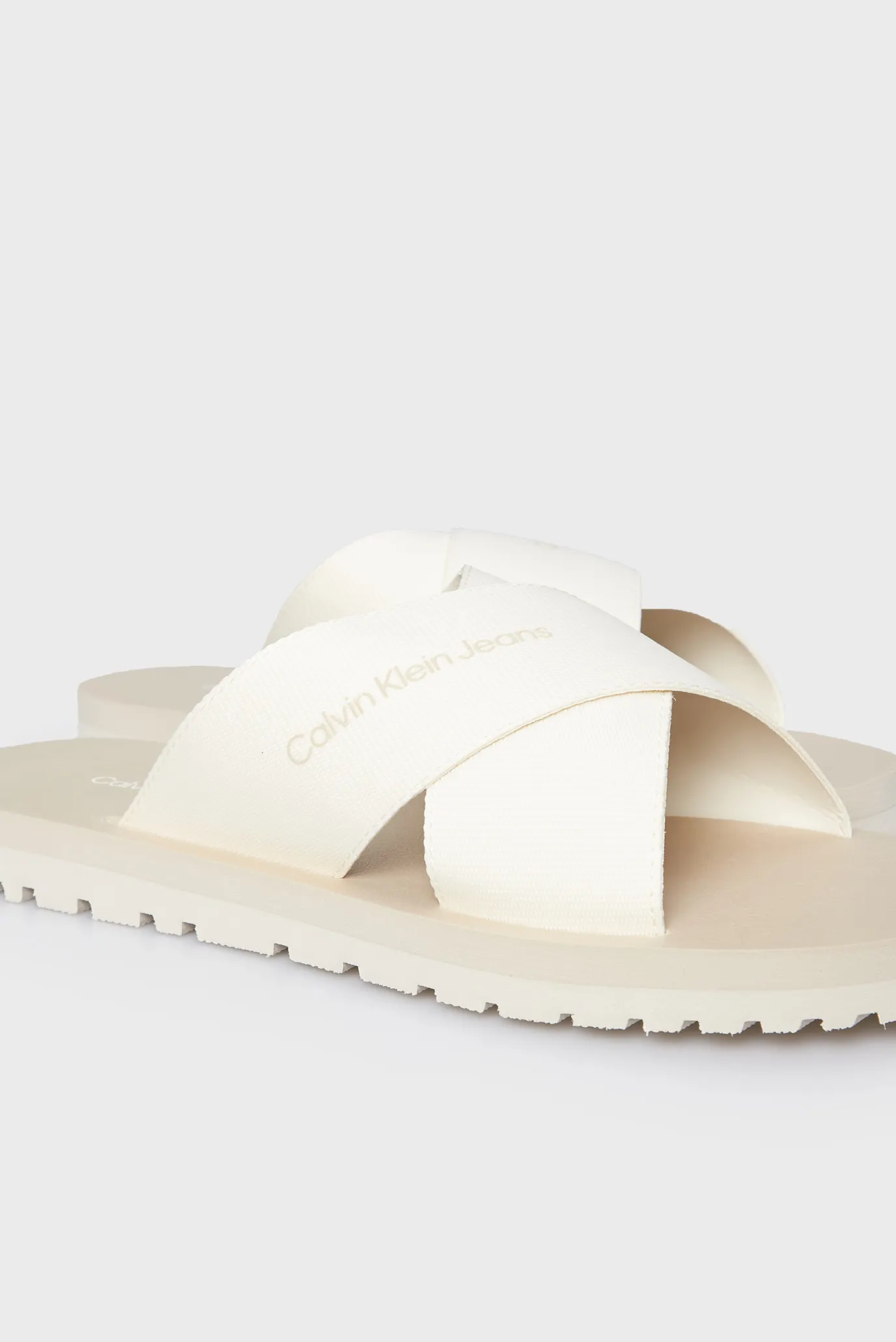 Мужские бежевые слайдеры CROSS SANDAL SLIPON RP IN BTW 2