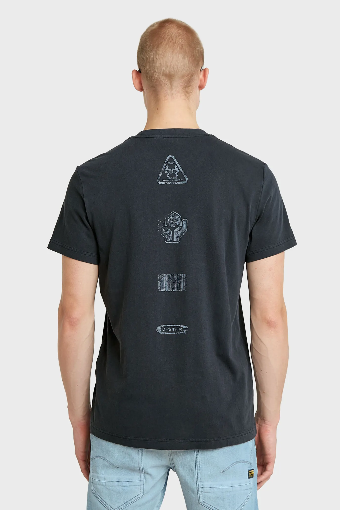 Чоловіча темно-синя футболка Shipping 3