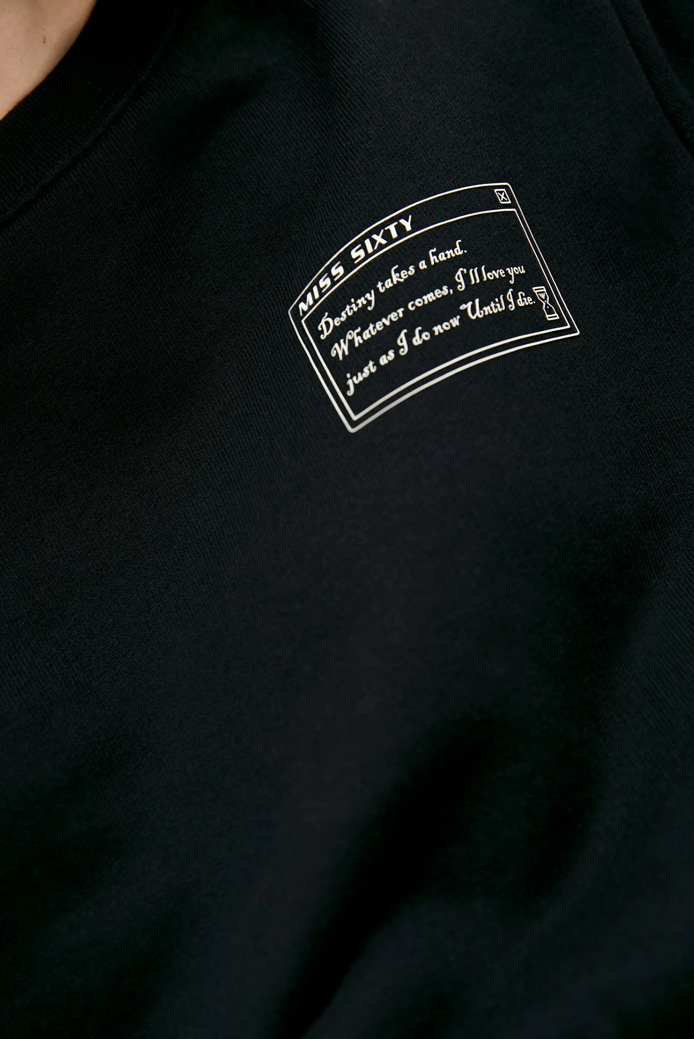 Жіночий чорний світшот 4