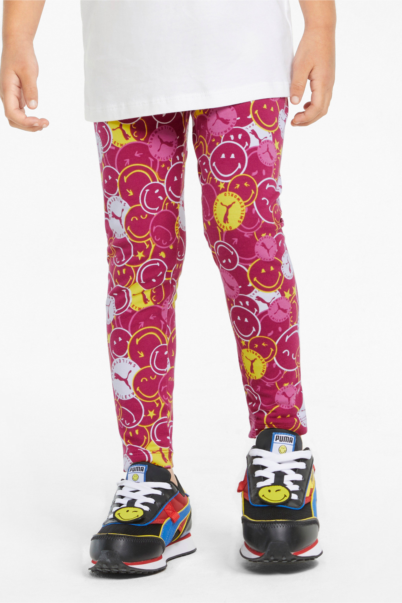 Дитячі легінси PUMA x SMILEY WORLD Printed Kids' Leggings 1