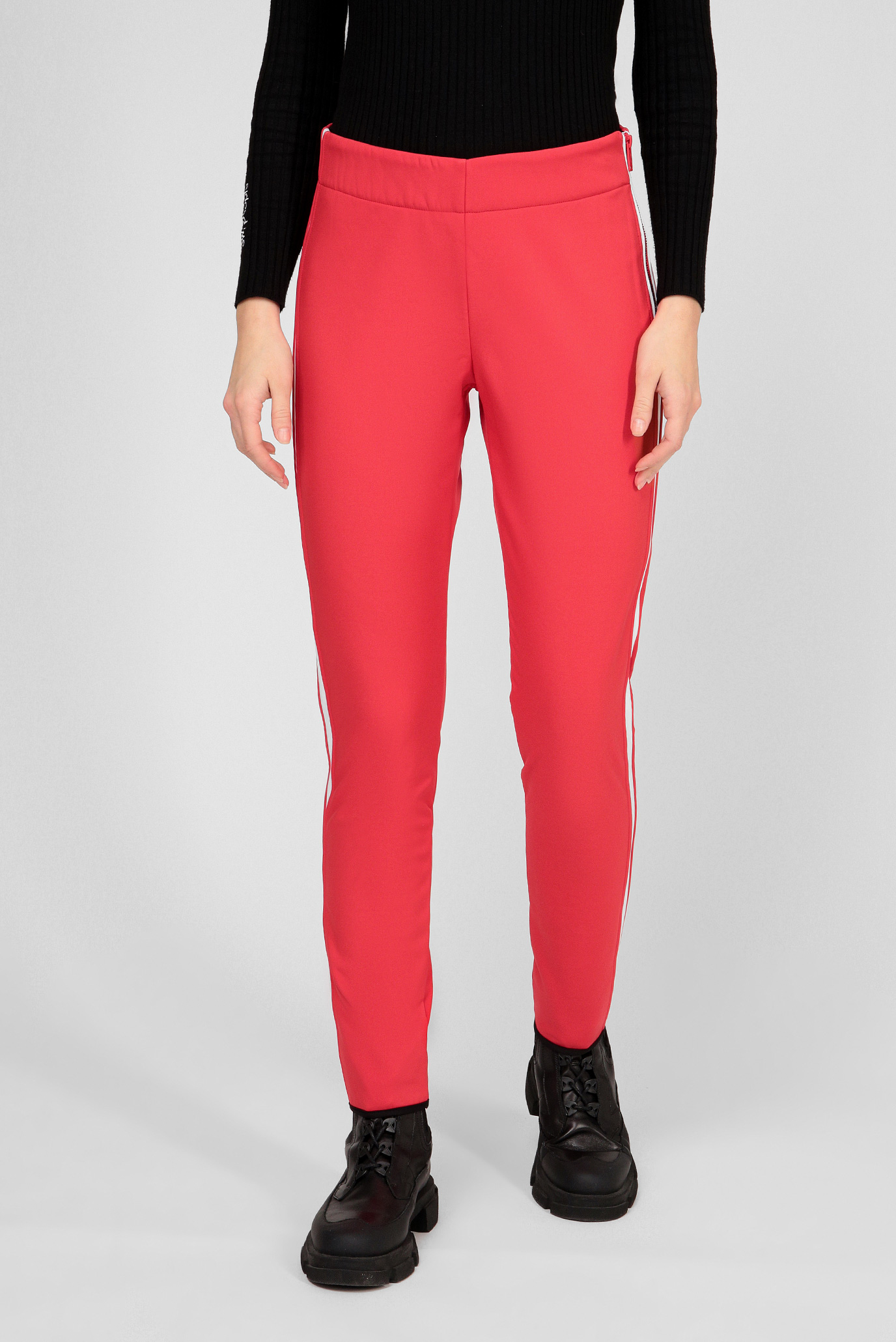 Женские красные лыжные брюки 1