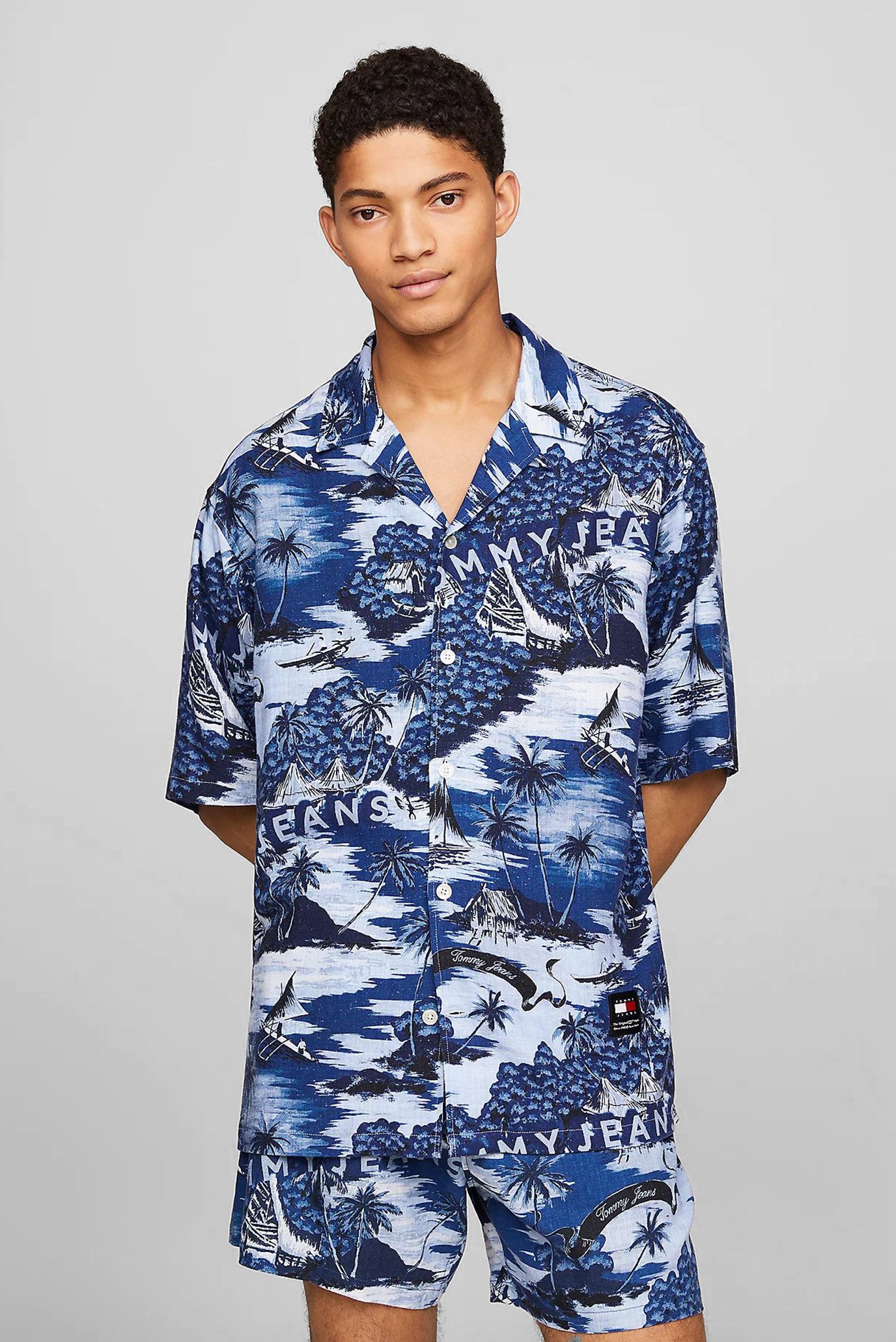 Мужская рубашка с узором TJM AO HAWAIIAN CAMP 1